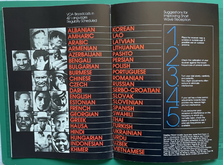 Broadcasting in 42 languages